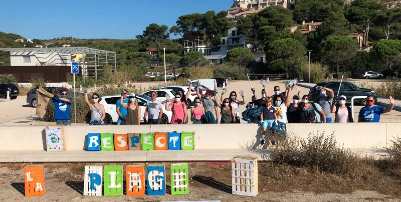 a group of people posing for a photo