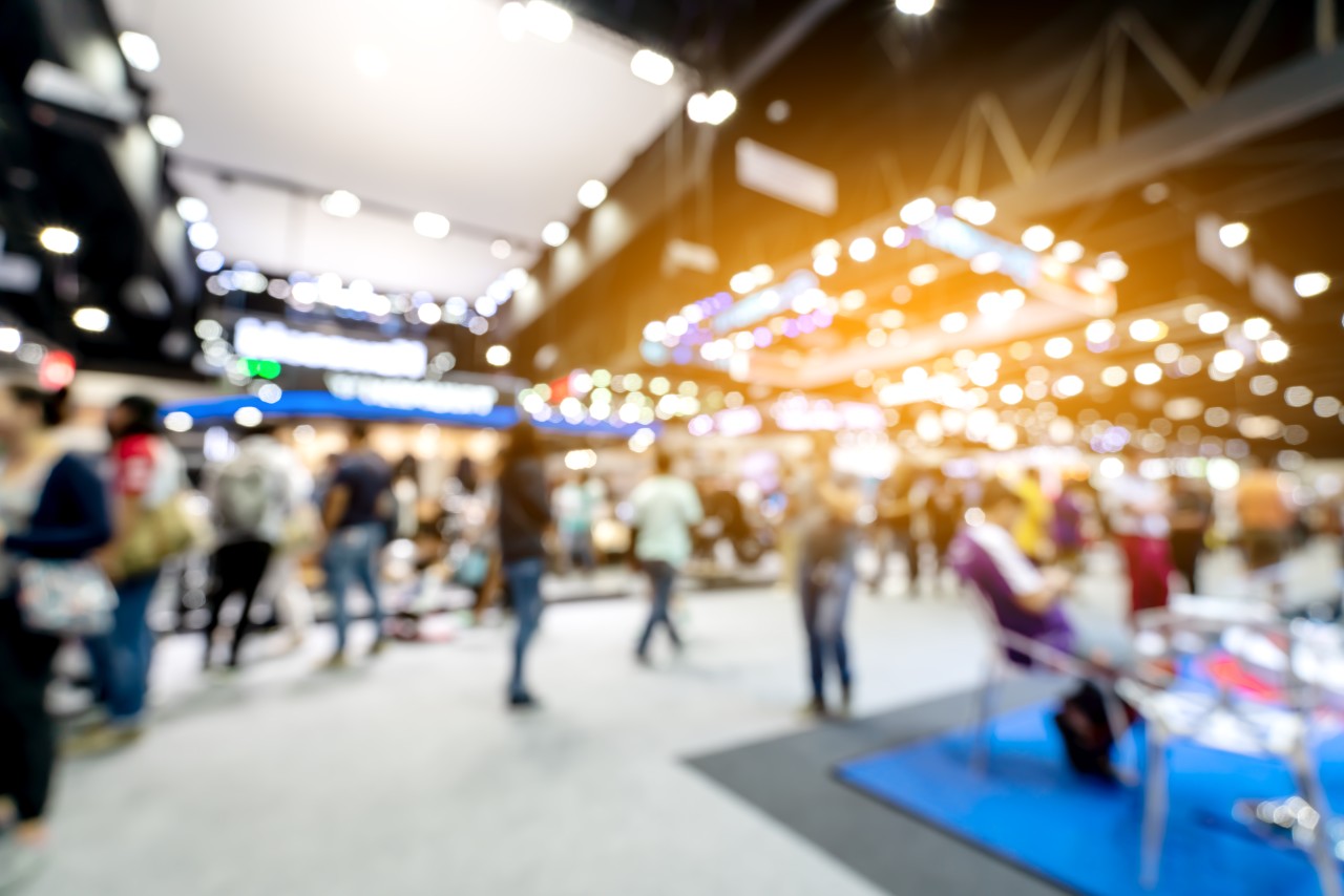 Conference floor activity